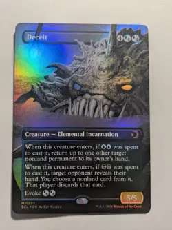 Lorwyn Eclipsed Deceit FOIL BORDERLESS Mythic 293 MtG - Image 1