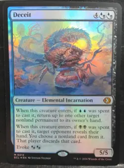 Deceit Foil 0212 Lorwyn Eclipsed NM/M pack fresh - Image 1