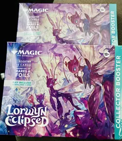 Magic: The Gathering Lorwyn Eclipsed Collector Booster Factory Sealed - Lot (2) - Image 1