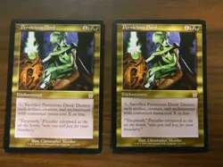 MTG Apocalypse Pernicious Deed x2 Lightly Played Condition - Image 1