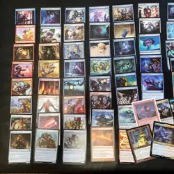 Red Blue ARTIFACTS themed Custom Complete Commander Magic Deck. MTG - Image 3