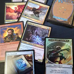 Red Blue ARTIFACTS themed Custom Complete Commander Magic Deck. MTG - Image 5