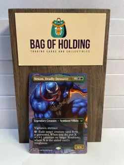 Venom, Deadly Devourer - Borderless - 0022 - Marvel's Spider-Man -MTG -NM - Image 1