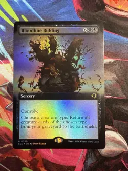 MTG - Bloodline Bidding (Extended Art Foil) - Lorwyn Eclipsed 0359 - Image 1