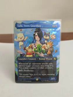 Lulu, Stern Guardian (Borderless) (Chocobo Track Foil) Commander: Final Fantasy - Image 1