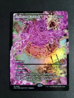 Bloodline Bidding (Showcase Foil) Mythic MTG Lorwyn Eclipsed - Image 1