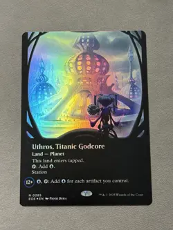 MTG Uthros, Titanic Godcore Edge of Eternities Foil #0285 NM - Image 1