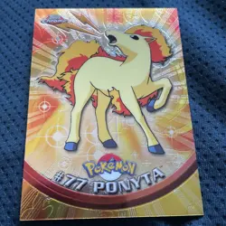2000 Topps Chrome Pokemon Series Ponyta #77 - Image 1