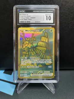 WO-CHIEN ex 2024 Pokemon Paldean Fates Hyper Rare Holo #240 CGC 10 GEM MINT - Image 1