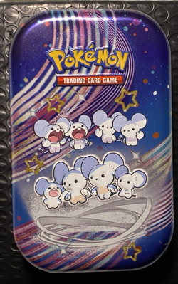 Empty Paldean Fates Mini Tin (Maushold) - Collection - Storage Tin - Pokemon - Image 1