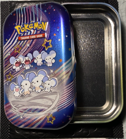 Empty Paldean Fates Mini Tin (Maushold) - Collection - Storage Tin - Pokemon - Image 3