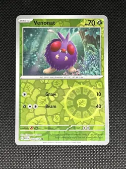 Venonat 048/165 Pokemon Sv: Scarlet & Violet 151 Reverse Holo - Image 1