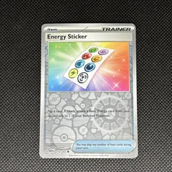 Energy Sticker 159/165 Pokemon Sv: Scarlet & Violet 151 Reverse Holo - Image 1