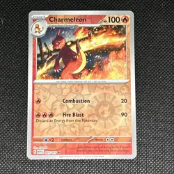 Charmeleon 005/165 Pokemon Sv: Scarlet & Violet 151 Reverse Holo - Image 1