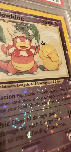 Slowking 14/18 Southern Islands Reverse Holo PSA 8!! Awesome Swirls 💫💫💫 - Image 3