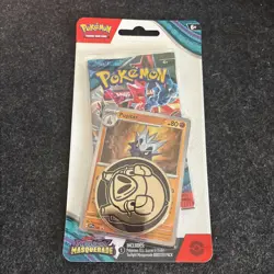 Pokemon TCG-Twilight Masquerade, Pupitar Single Pack Blister box (Sealed) - Image 1