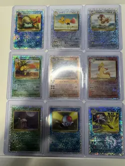 Pokemon 2002 Legendary Collection ALL REVERSE HOLOS Lot Of 9 LP - Image 1