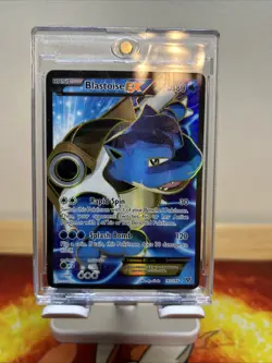 Blastoise EX 142 Full Art Holo Pokemon Card 2014 Lightly Played, Good Condition - Image 1