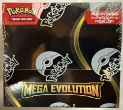 Pokemon MEGA EVOLUTION Booster box factory SEALED USA 36 BSTRS Enhanced LAST - Image 1