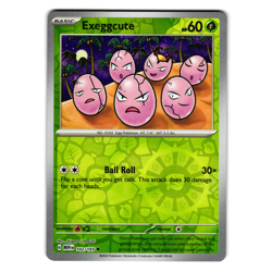EXEGGCUTE 102/165 REVERSE HOLO SCARLET AND VIOLET 151 POKEMON TCG - Image 1