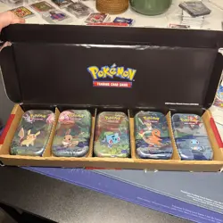 Pokemon TCG Kanto Friends Mini Tins Full Set of 5 | Brand New & Sealed - Image 1