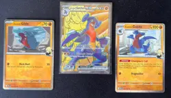 Pokemon Destined Rivals Promo Set Cynthia’s Garchomp Ex 204 Blackstar + Extras - Image 1