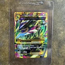 Pokemon Mega Rayquaza EX Full Art Ultra Rare Holo 98/98 XY Ancient Origins 220HP - Image 1