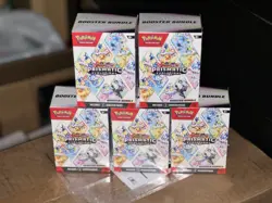 Pokemon Prismatic Evolutions Booster Bundle Lot of 5 - Image 1