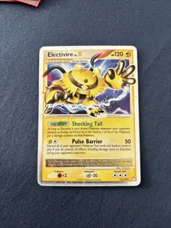 Pokemon Diamond And Pearl Mysterious Treasures Electivire Lv. X 121/123 LP - Image 1