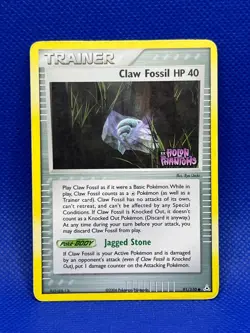 Pokemon Tcg Claw Fossil Trainer 91/110 Reverse Holo EX Holon Phantoms - Image 1