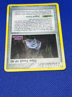 Pokemon Tcg Claw Fossil Trainer 91/110 Reverse Holo EX Holon Phantoms - Image 3