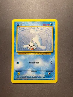 Pokemon TCG Seel Base Set 41/102 Unlimited 1999-2000 Wizards Base Set - Image 1