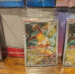Eevee 173 Pokemon Center ETB Sealed Prismatic Evolutions Stamped Promo SEALED - Image 1