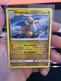 Dragoran 96/149 German Pokemon TCG Base Set Rare Holo Near Mint - Image 1