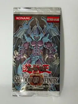 Yu-Gi-Oh! Shadow Of Infinity Booster Pack Wrapper Deutsch GEOFFNET! LEER! EMPTY! - Image 1