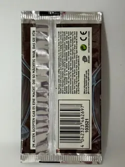Yu-Gi-Oh! Shadow Of Infinity Booster Pack Wrapper Deutsch GEOFFNET! LEER! EMPTY! - Image 2