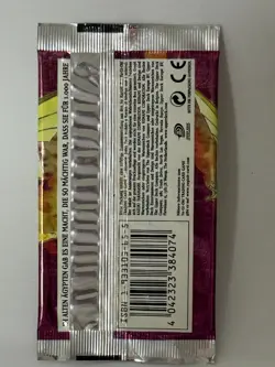 Yu-Gi-Oh! Flaming Eternity Booster Pack Wrapper Deutsch GEOFFNET! LEER! EMPTY! - Image 2