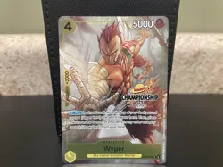 One Piece TCG Wyper OP08-110 CS Championship Celebration pack 2025-26 Stamped NM - Image 1