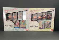 One Piece TCG Illustration Box Volume 1 and 2 - LOT Sealed Peach Momoko Variant - Image 1
