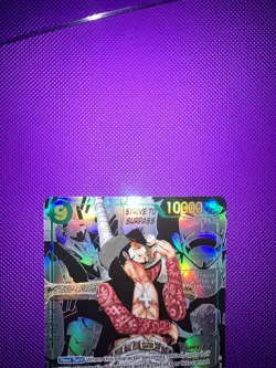 One Piece OP14-119 Dracule Mihawk Manga - The Azure Sea’s Seven English - MINTY! - Image 3