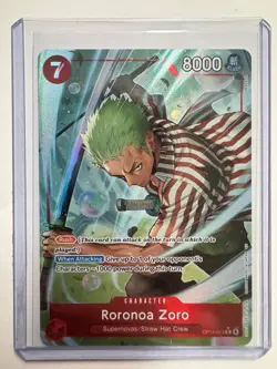 Roronoa Zoro - OP14-015 (Alternate Art) OP14-015 The Azure Sea's Seven FOIL ENG - Image 1