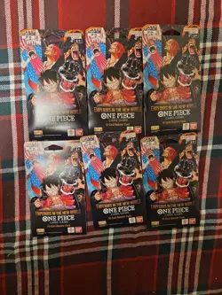 One Piece - Emperors in the New World (OP09) - Sleeved Booster Pack - Lot of 6 - Image 1