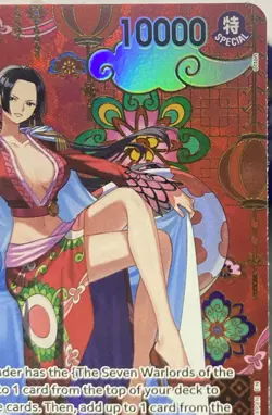 One Piece CCG - Boa Hancock OP14-112 SR SP The Azure Sea's Seven - Flawless - Image 4
