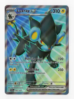 Pokemon Card Luxray ex 195/167 Twilight Masquerade Ultra Rare NM - Image 1