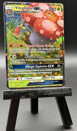 Vileplume GX 4/236 Cosmic Eclipse 2019 Pokemon TCG Ultra Rare Holo Card - Image 1