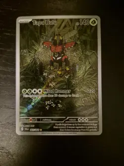 Pokemon TCG Tapu Bulu Holo Illustration Rare Card 065/064 S&V Shrouded Fable - Image 1