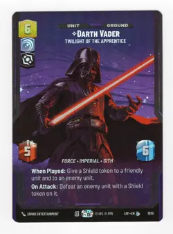 Star Wars Unlimited: Darth Vader Twilight of the Apprentice (Prestige Foil) - Image 1