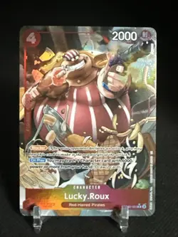 One Piece TCG Lucky Roux Alt Art PRB02-003 Card The Best 2 English - Image 1