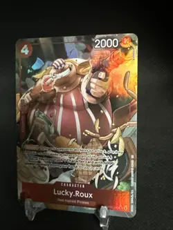 One Piece TCG Lucky Roux Alt Art PRB02-003 Card The Best 2 English - Image 2