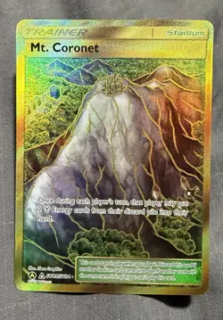 Mt. Coronet SV89/SV94 Gold Secret Rare | Hidden Fates | Pokemon Card NM - Image 1